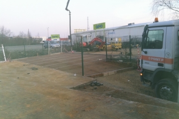 Chantier KILOUTOU - Création d'un accès en béton armé extérieur, dalle de jonction Nantes (44) Est Entreprise