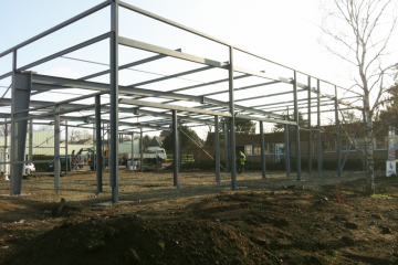 Chantier PAVAGEAU - Construction d'un bâtiment industriel à Saint Herblain (44)