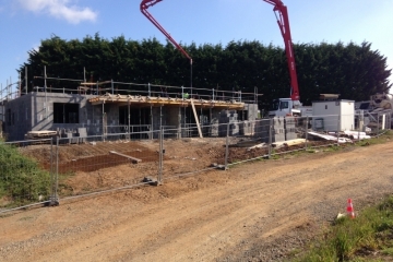 Construction de logements sociaux par La Nantaise d'Habitation (LNH) à Saint-Léger-les-Vignes (44)