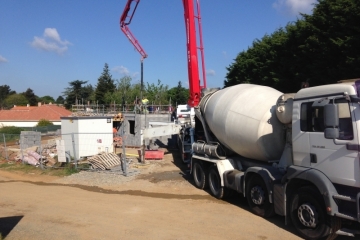 Construction de logements sociaux par La Nantaise d'Habitation (LNH) à Saint-Léger-les-Vignes (44)