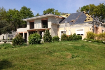 Construction d'une extension maison et garage chez un particulier à Sainte Luce sur Loire (44)