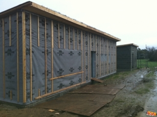 Construction d'une maison avec ossature en bois à Brétignolles-sur-Mer (85)