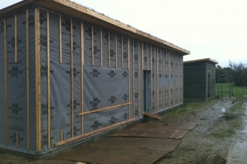 Construction d'une maison avec ossature en bois à Brétignolles-sur-Mer (85)